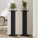 Suport plante, 2 buc., stejar negru, 30x30x95 cm lemn prelucrat - WALTI WALTI
