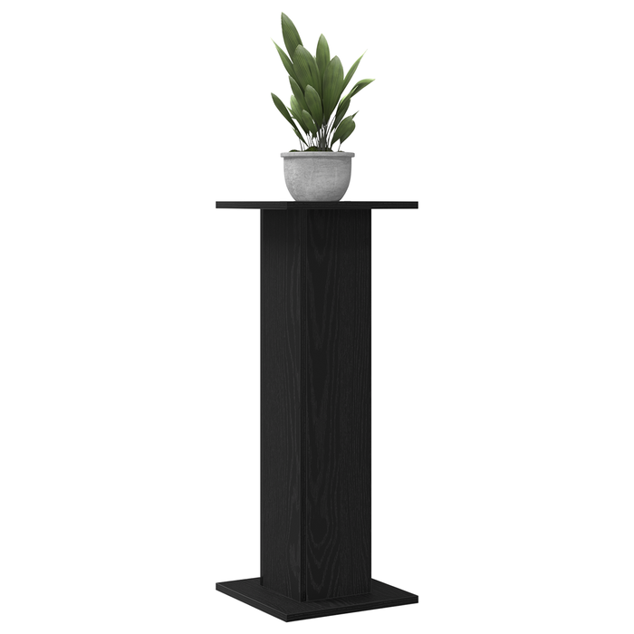 Suport plante, 2 buc., stejar negru, 30x30x80 cm lemn prelucrat - WALTI WALTI