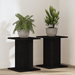 Suport plante, 2 buc., stejar negru, 30x30x40 cm lemn prelucrat - WALTI WALTI