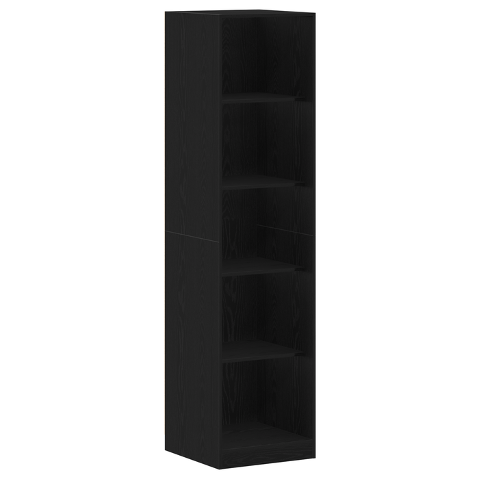 Dulap Negru Stejar 50x50x200 cm din Lemn Ingineresc de la vidaXL - WALTI WALTI