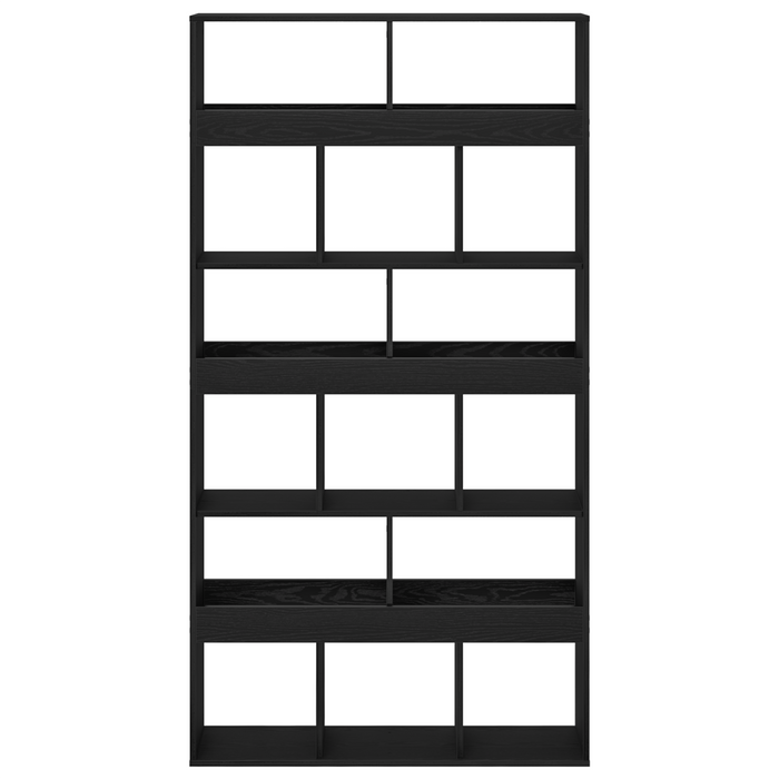 Suport de plante, stejar negru, 140x30x140 cm lemn prelucrat - WALTI WALTI