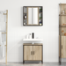 Set Mobilier Baie de 2 Piese Stejar Sonoma Lemn prelucrat - WALTI WALTI