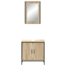 Set Mobilier Baie 2 piese Stejar Enginerie Lemn - WALTI WALTI