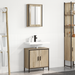 Set Mobilier Baie 2 piese Stejar Enginerie Lemn - WALTI WALTI