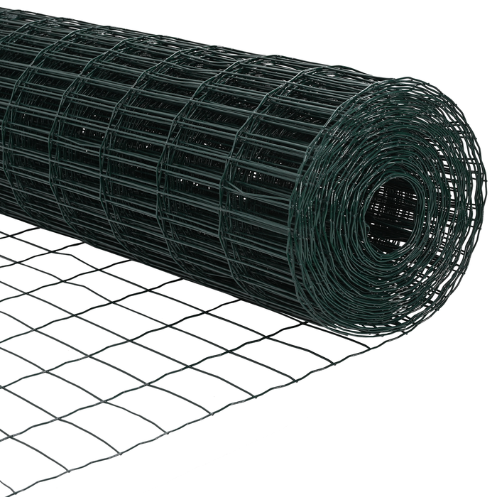 Împrejmuitor Euro cu 7 Posturi 0.6x10 m Oțel Galvanizat Verde - WALTI WALTI