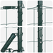 Euro Fence cu 13 Posturi 1x25 m Oțel Galvanizat Verde - WALTI WALTI