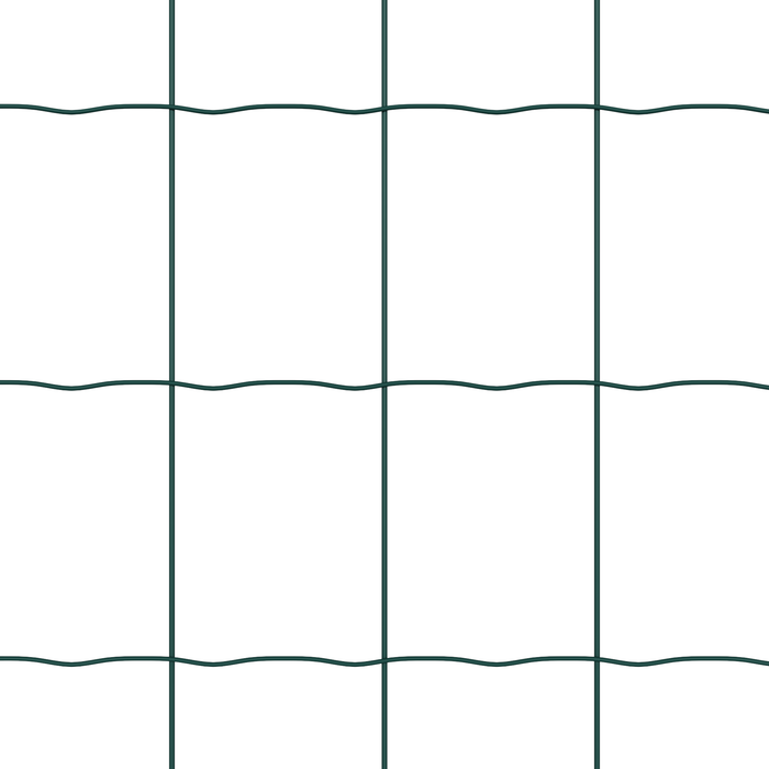 Euro Fence cu 13 Posturi 1x25 m Oțel Galvanizat Verde - WALTI WALTI