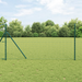 Gard Euro cu 7 Stâlpi 1x10 m Oțel Galvanizat Verde - WALTI WALTI