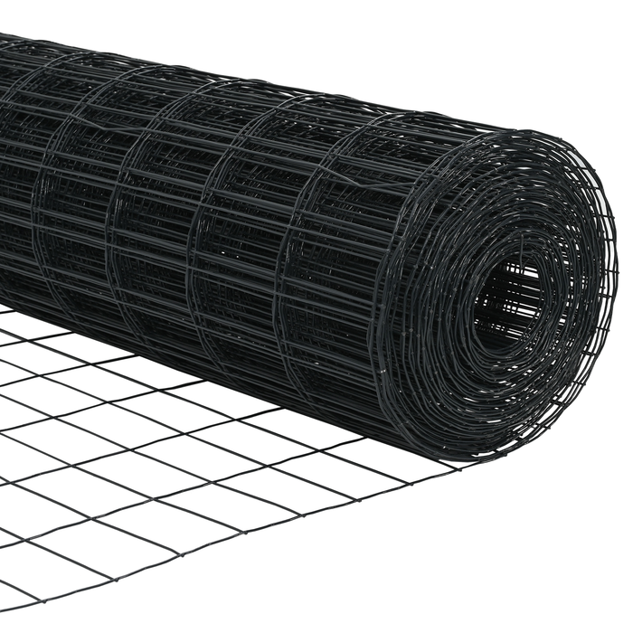 Gard Euro cu 7 stâlpi 1.6x10 m din oțel galvanizat gri - WALTI WALTI