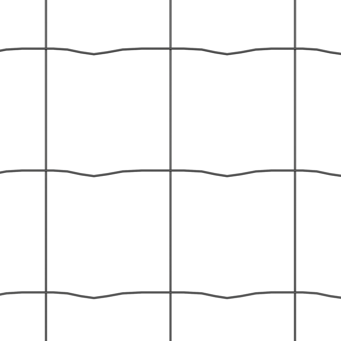 Gard Euro cu 7 Stâlpi 1x10 m Oțel Galvanizat Gri - WALTI WALTI