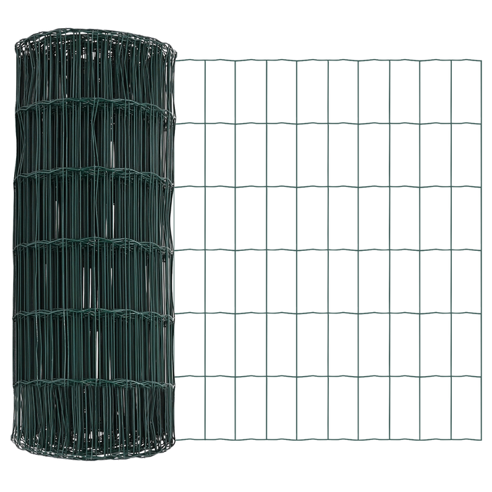 Euro Fence cu 7 Piloți cu vârf 0.6x10 m Oțel Galvanizat Verde - WALTI WALTI