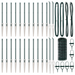 Euro Fence cu 13 Posturi Spike 0.4x50 m Oțel Galvanizat Verde - WALTI WALTI