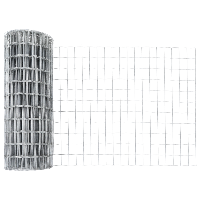 Gard Euro cu 7 stâlpi cu vârf 0.8x10 m Oțel galvanizat - WALTI WALTI