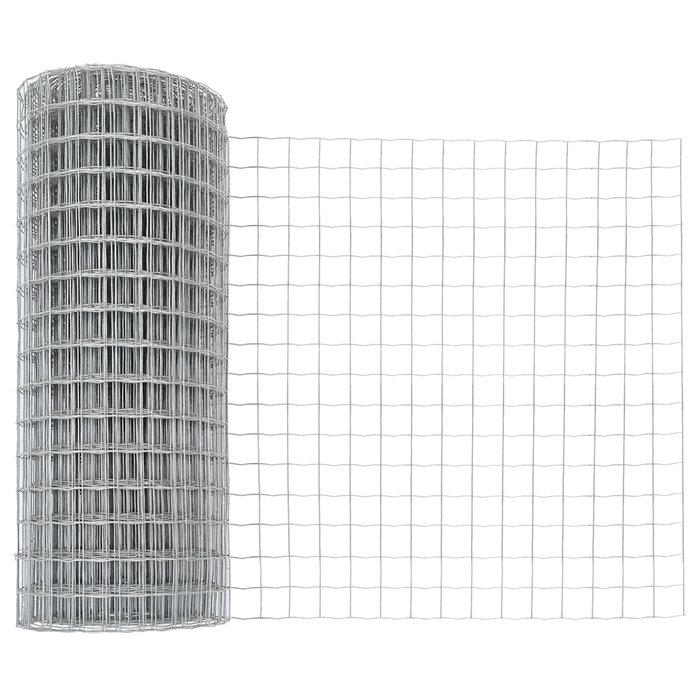 Gard Euro cu 13 stâlpi cu vârf 0.4x25 m Oțel galvanizat - WALTI WALTI