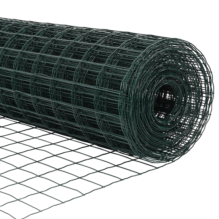 Gard Euro cu 7 stâlpi flanșați 0.8x10 m din oțel galvanizat - WALTI WALTI
