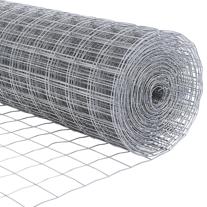 Euro Fence cu 7 stâlpi flanșați 1.6x10 m Oțel galvanizat - WALTI WALTI