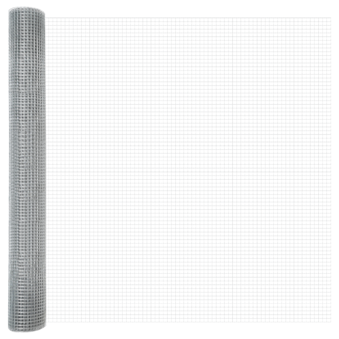 Gard din Sârmă Sudată cu 13 Stâlpi 1x50 m Oțel Galvanizat - WALTI WALTI