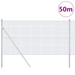 Gard din Sârmă Sudată cu 13 Stâlpi 1.4x50 m Oțel Galvanizat - WALTI WALTI