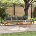 Set Masă Grădină vidaXL 5 Piese Lemn Teak Solid - WALTI WALTI