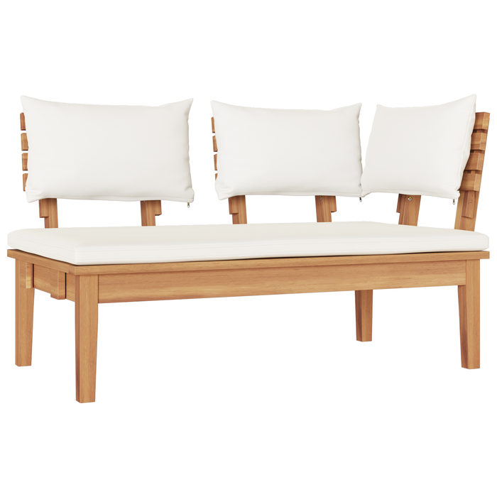 Set de Masa de Grădină vidaXL cu 5 Piese cu Pernițe Lemn Solid Teak - WALTI WALTI