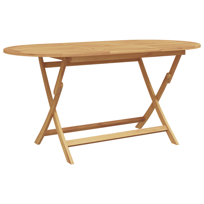 Set de dining pliabil 7 piese lemn solid tec vidaXL - WALTI WALTI