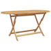 Set de dining pliabil 7 piese lemn solid tec vidaXL - WALTI WALTI