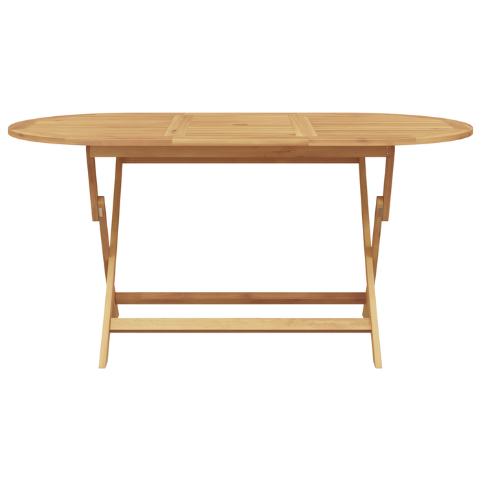 Set de dining pliabil 7 piese lemn solid tec vidaXL - WALTI WALTI
