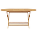 Set de dining pliabil 7 piese lemn solid tec vidaXL - WALTI WALTI