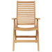 Set de dining pliabil 7 piese lemn solid tec vidaXL - WALTI WALTI