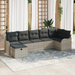 Set de Sofa pentru Grădină cu Perne Gri Deschis din Ratan Poli - WALTI WALTI