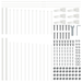 Gard cu vârf de arc vidaXL Alb 11,9x1,75 m Oțel - WALTI WALTI