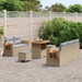 Set de Sofa de Grădină vidaXL cu 8 Piese și Perne Bej din Ratan Sintetic Acacia - WALTI WALTI