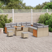 Set de Sofa Grădină 13 Piese cu Perne Bej Ratan Acacia - WALTI WALTI