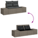 Set Canapele Gradina vidaXL cu Perne Gri Ratan Polimeric Acacia - WALTI WALTI