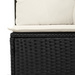 Set de sofa de grădină vidaXL cu 13 piese cu perne, ratan poli negru și acacia - WALTI WALTI