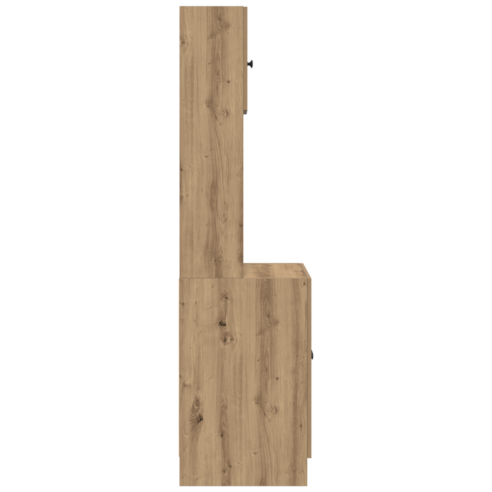 Dulap de bucătărie din stejar artizanal 60x50x180 cm Lemn compus - WALTI WALTI