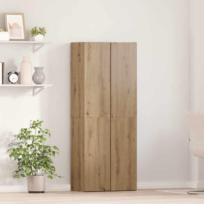 Dulap de Birou Set de 2 Stejar Artisan Lemn ingineresc - WALTI WALTI