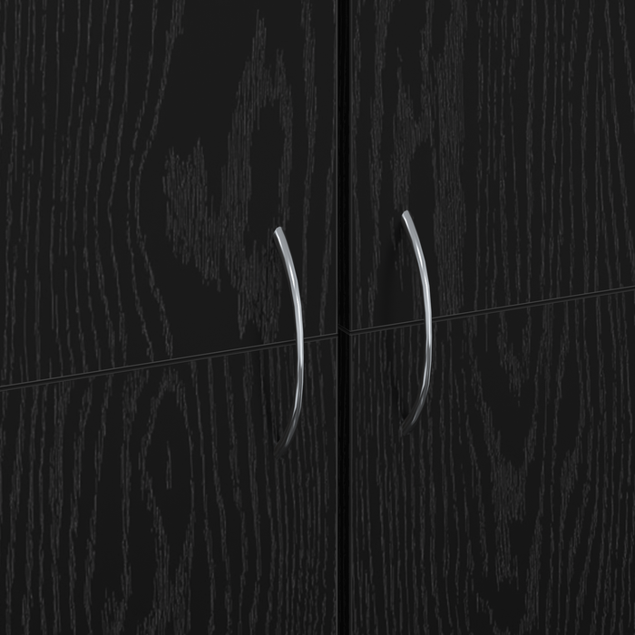 Fișet Set de 2 Stejar negru Lemn prelucrat 60 x 32 x 153 cm - WALTI WALTI