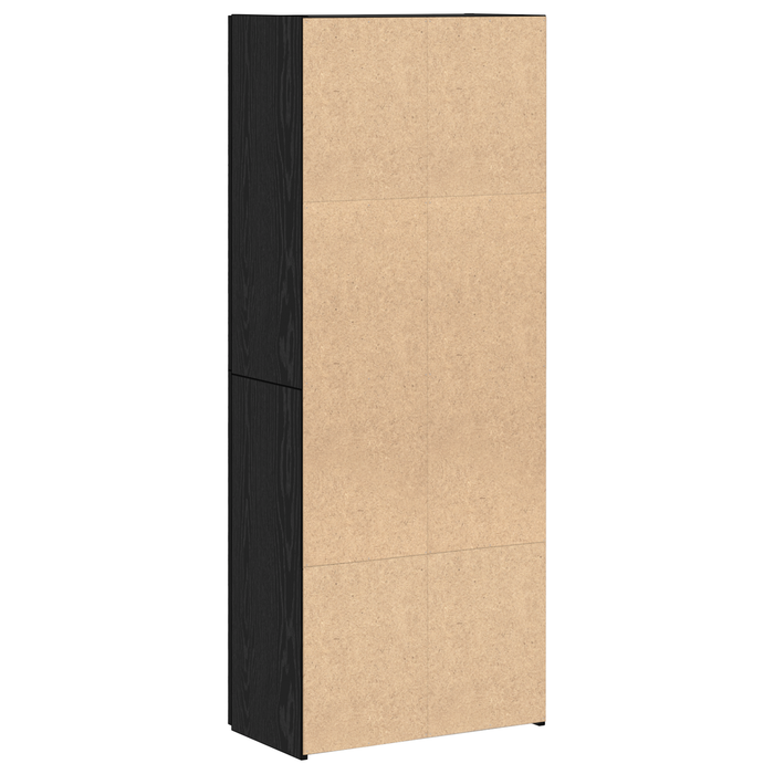 Fișet Set de 2 Stejar negru Lemn prelucrat 60 x 32 x 153 cm - WALTI WALTI