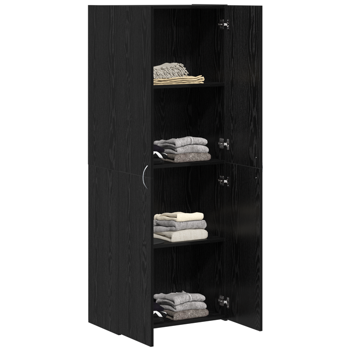 Fișet Set de 2 Stejar negru Lemn prelucrat 60 x 32 x 153 cm - WALTI WALTI