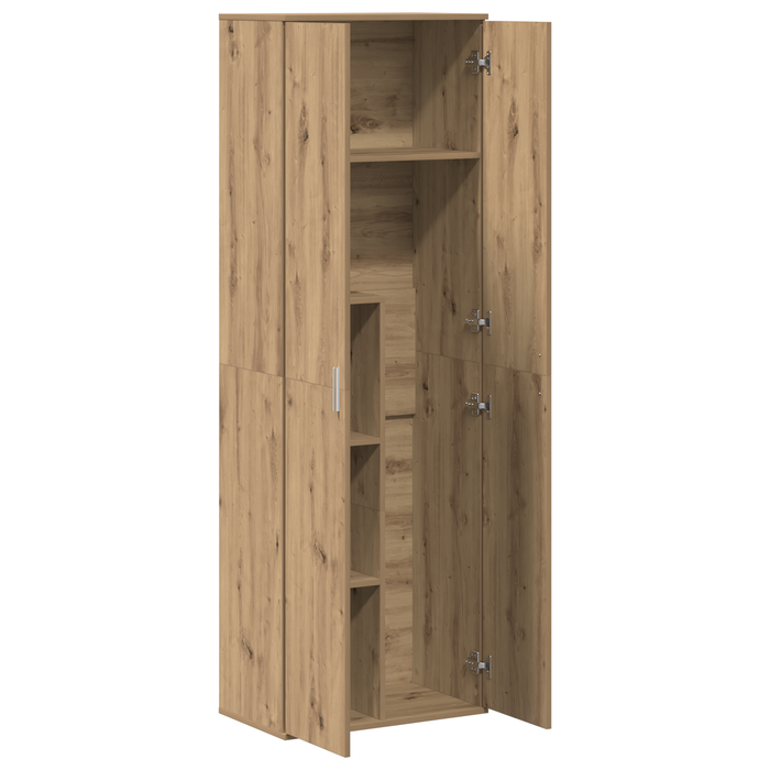 Dulap de depozitare înalt din Stejar Artizanal 60x35x180 cm Lemn aglomerat - WALTI WALTI