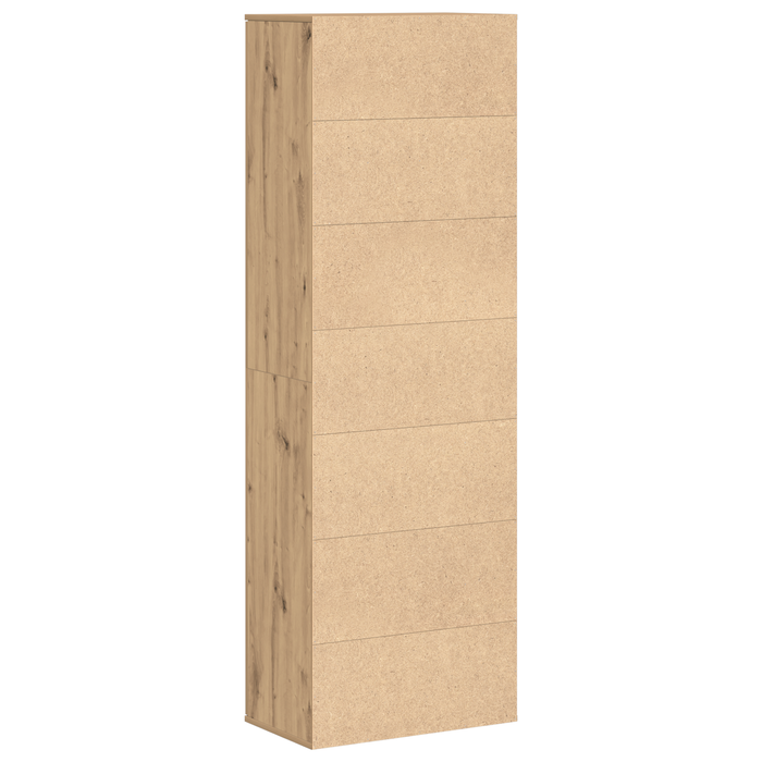 Dulap de depozitare înalt din Stejar Artizanal 60x35x180 cm Lemn aglomerat - WALTI WALTI