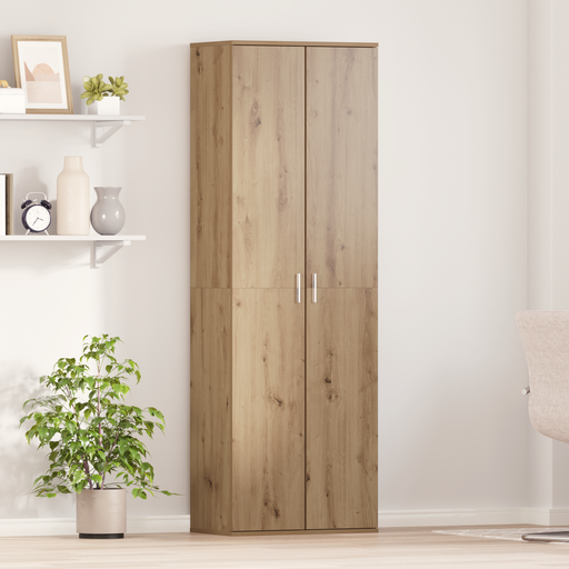 Dulap de depozitare înalt din Stejar Artizanal 60x35x180 cm Lemn aglomerat - WALTI WALTI