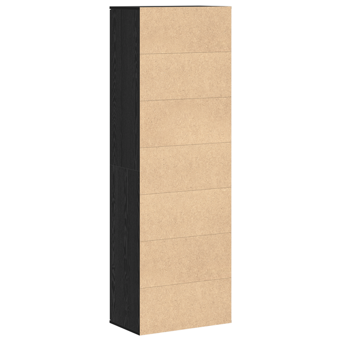 Dulap înalt Stejar Negru 60x35x180 cm Lemn prelucrat - WALTI WALTI