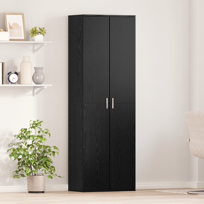 Dulap înalt Stejar Negru 60x35x180 cm Lemn prelucrat - WALTI WALTI