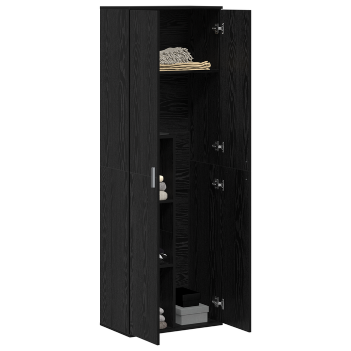Dulap înalt Stejar Negru 60x35x180 cm Lemn prelucrat - WALTI WALTI