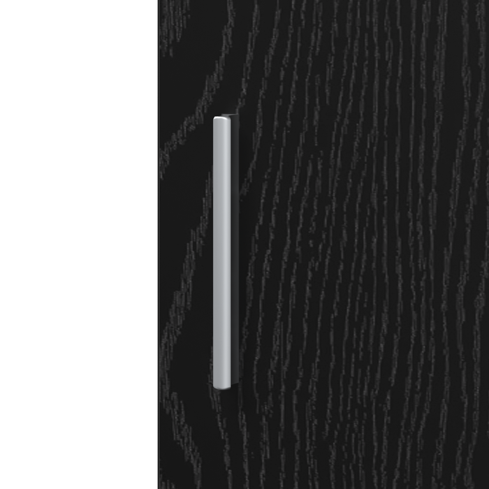 Bufet Stejar negru 30x42.5x185 cm Lemn aglomerat - WALTI WALTI