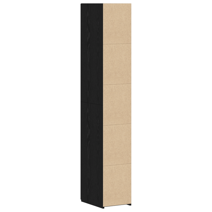 Bufet Stejar negru 30x42.5x185 cm Lemn aglomerat - WALTI WALTI