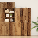 Bufet 2 pcs Lemn vechi 50 x 42,5 x 185 cm - WALTI WALTI