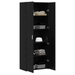 Bufet Stejar Negru 70x42.5x185 cm Lemn ingineresc - WALTI WALTI